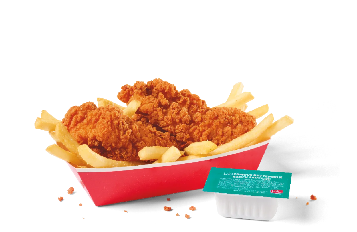 2PC Spicy Chicken Strips Snack Box