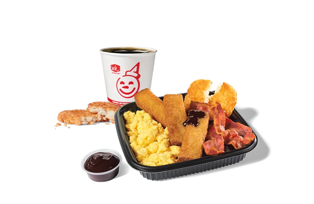 3PC Banana French Toast Sticks Platter  Bacon Combo
