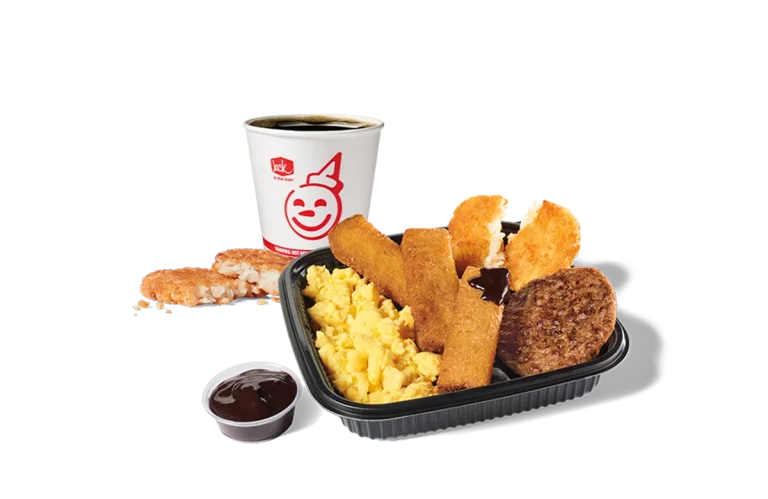 3PC Banana French Toast Sticks Platter Sausage Combo