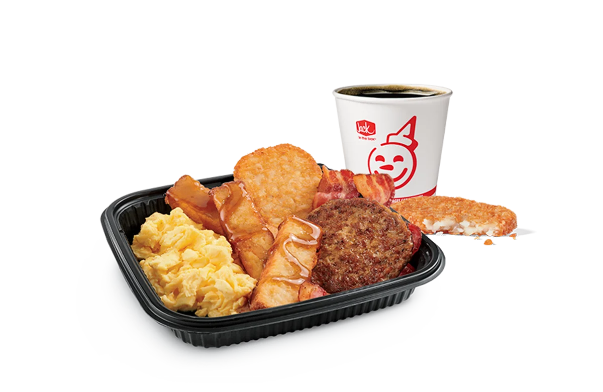 3PC Classic French Toast Sticks Platter Bacon & Sausage Combo