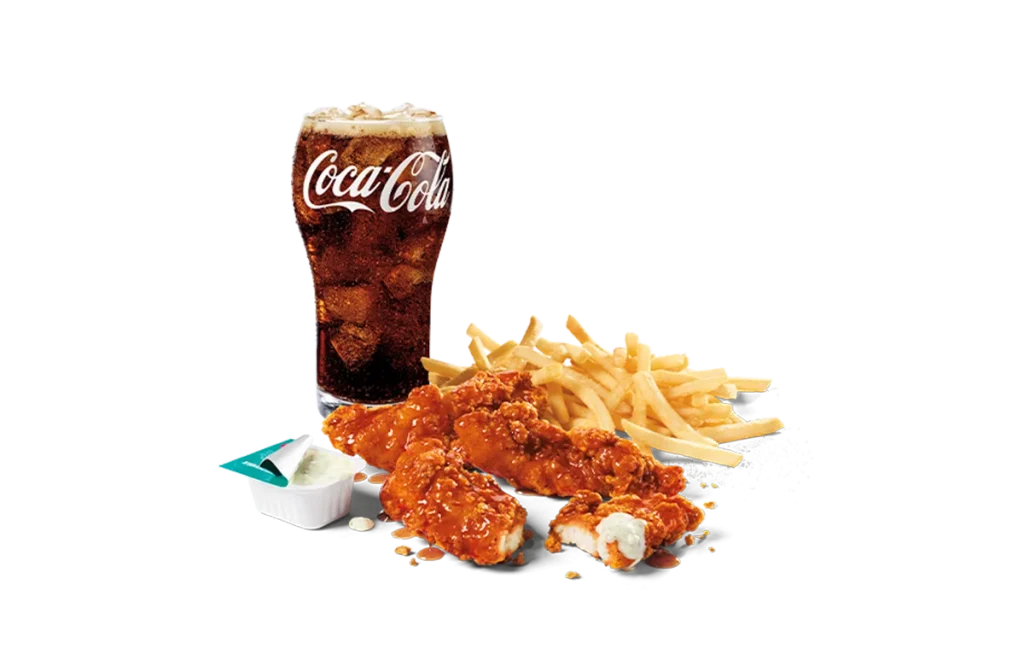 3PC Hot Honey Spicy Chicken Strips Combo