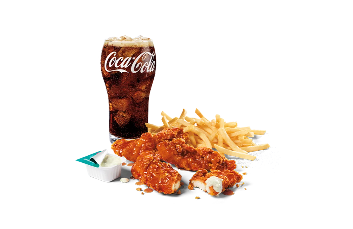 3PC Hot Honey Spicy Chicken Strips Combo