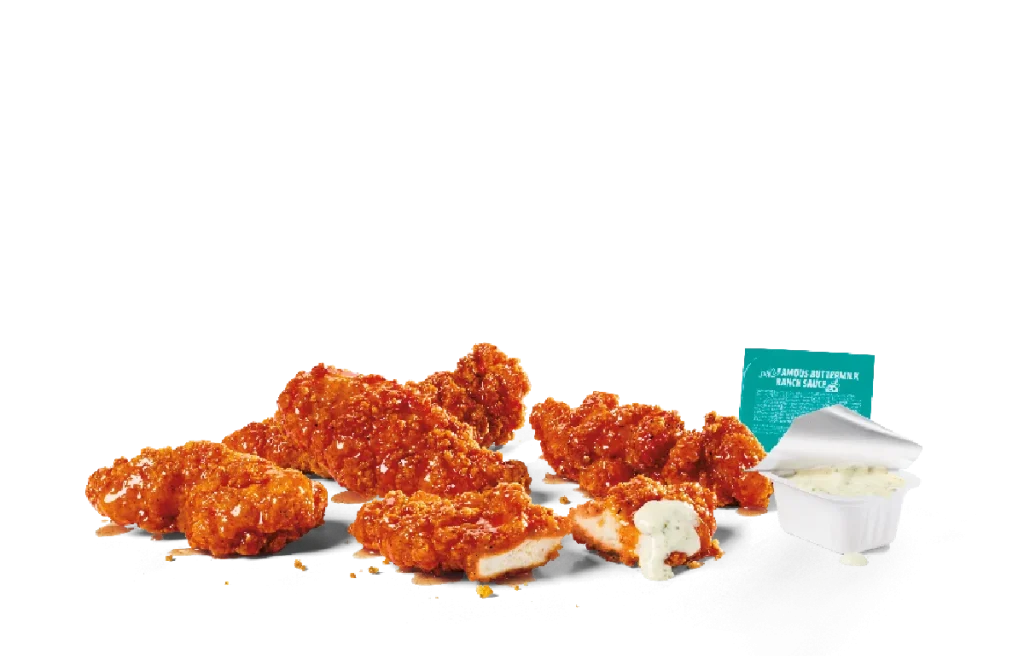 5PC Hot Honey Spicy Chicken Strips