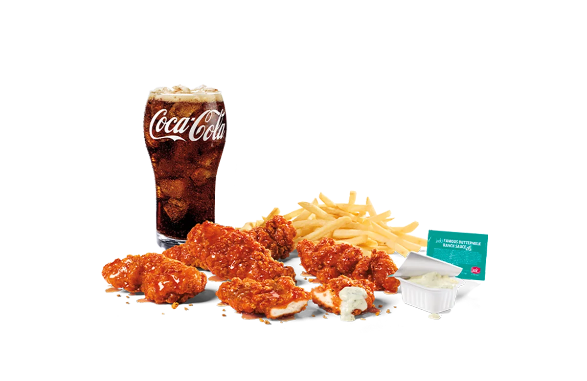 5PC Hot Honey Spicy Chicken Strips Combo