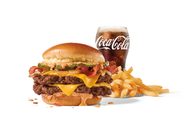 Bacon Double Smashed Jack Combo