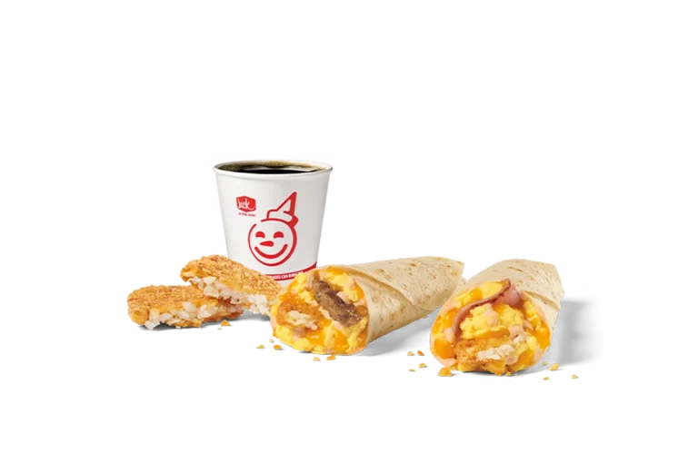 Breakfast Jack Wrap Combo