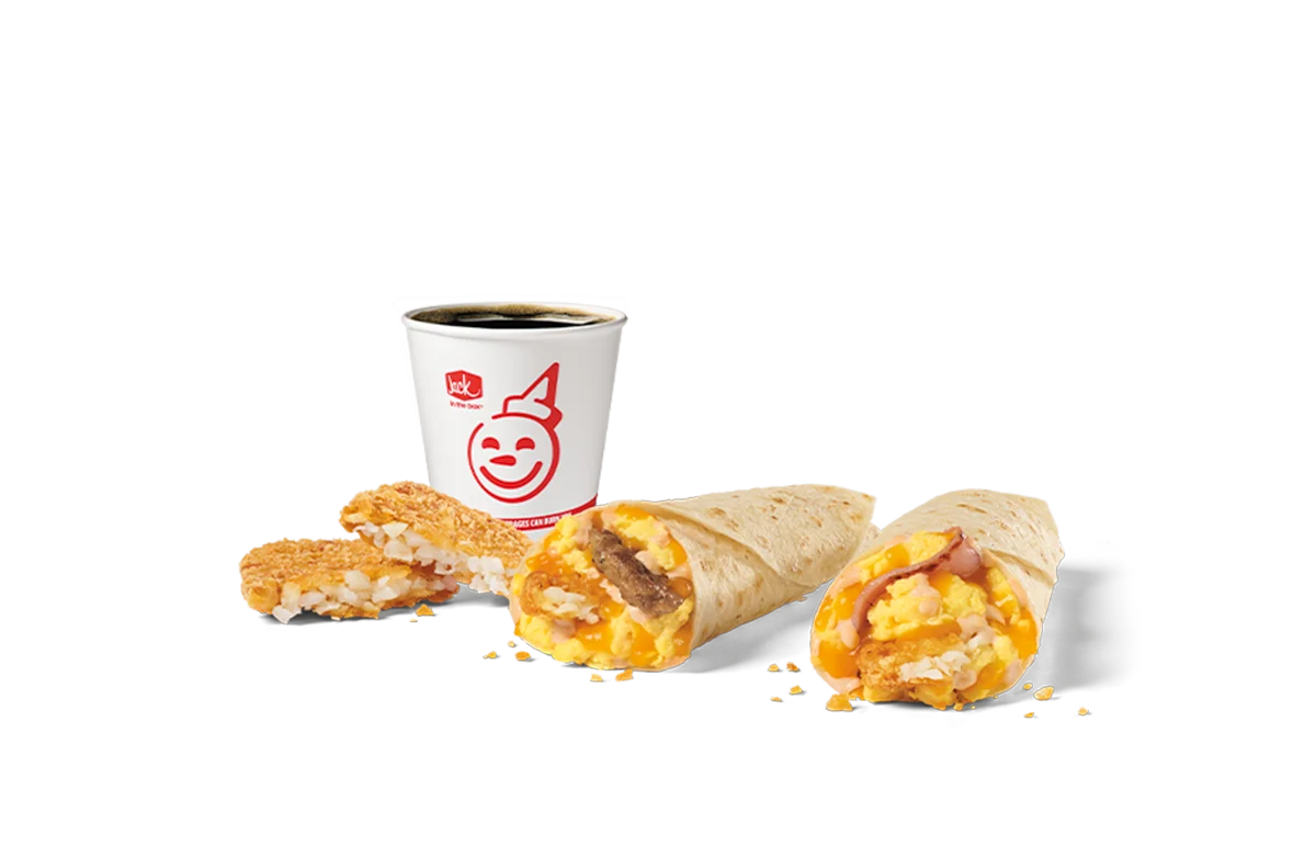 Breakfast Jack Wrap Combo