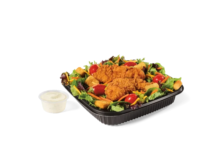 Garden Salad Crispy Chicken