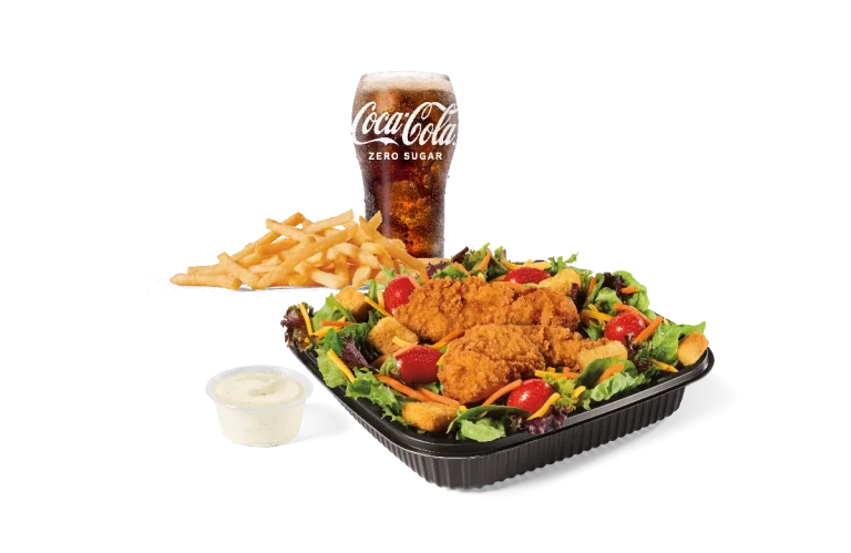 Garden Salad Crispy Chicken Combo