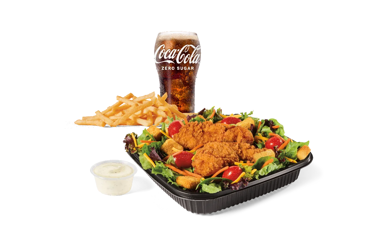 Garden Salad Crispy Chicken Combo