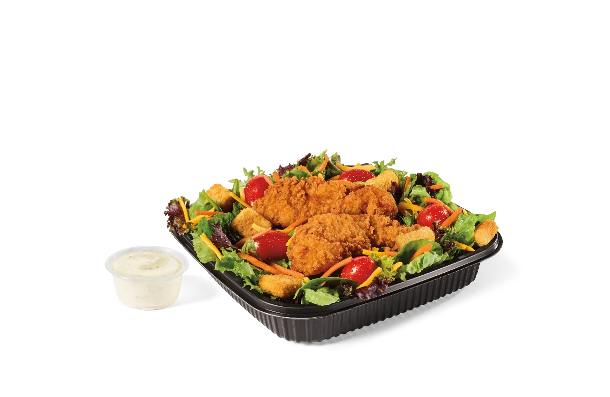 Garden Salad Crispy Chicken