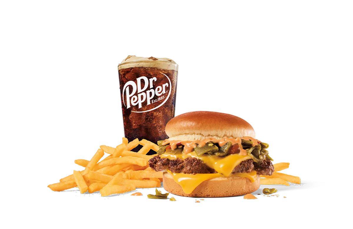 Green Chile Smashed Jack Combo