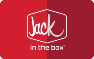 Jack in the box Physical Gift Cards