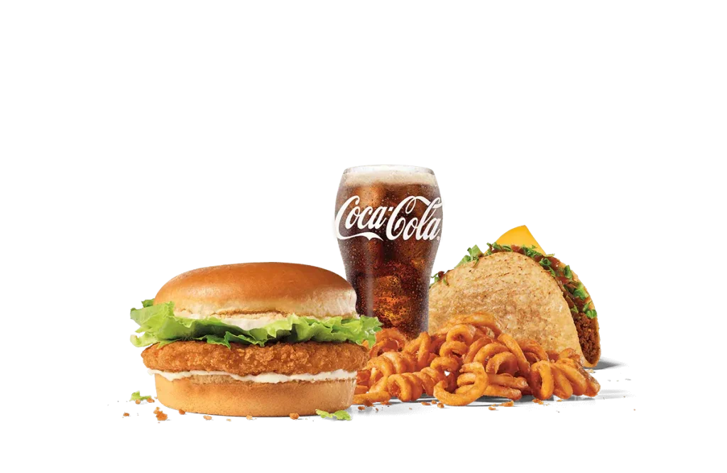 Jack pack with chicken sandwich