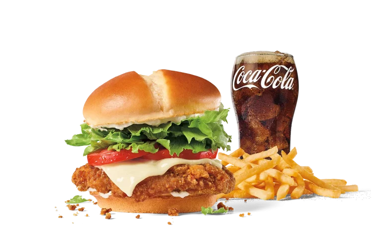Jack’s Spicy Chicken w/ Cheese Combo