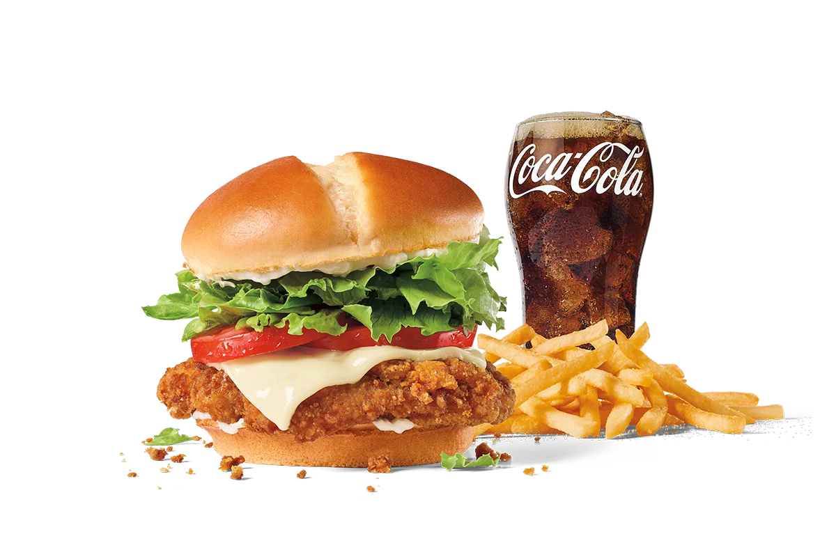 Jack’s Spicy Chicken w/ Cheese Combo