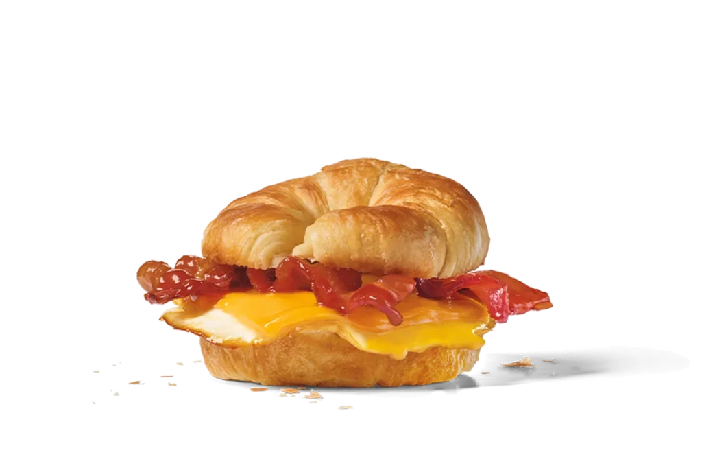 Maple Candied Bacon Croissant Sandwich