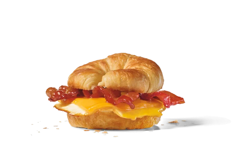 Maple Candied Bacon Croissant Sandwich