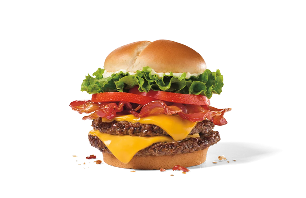 Maple Candied Bacon Double Cheeseburger