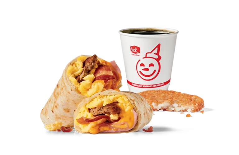 Meat Lovers Breakfast Burrito Combo