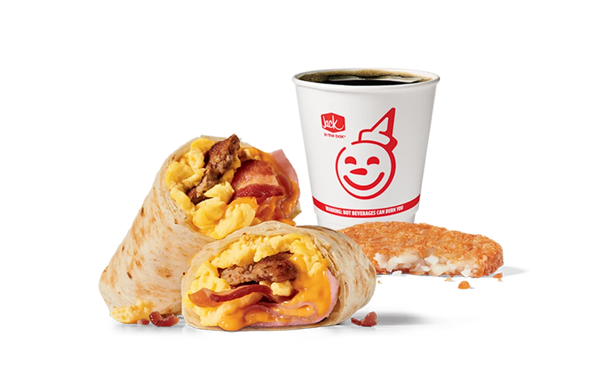 Meat Lovers Breakfast Burrito Combo