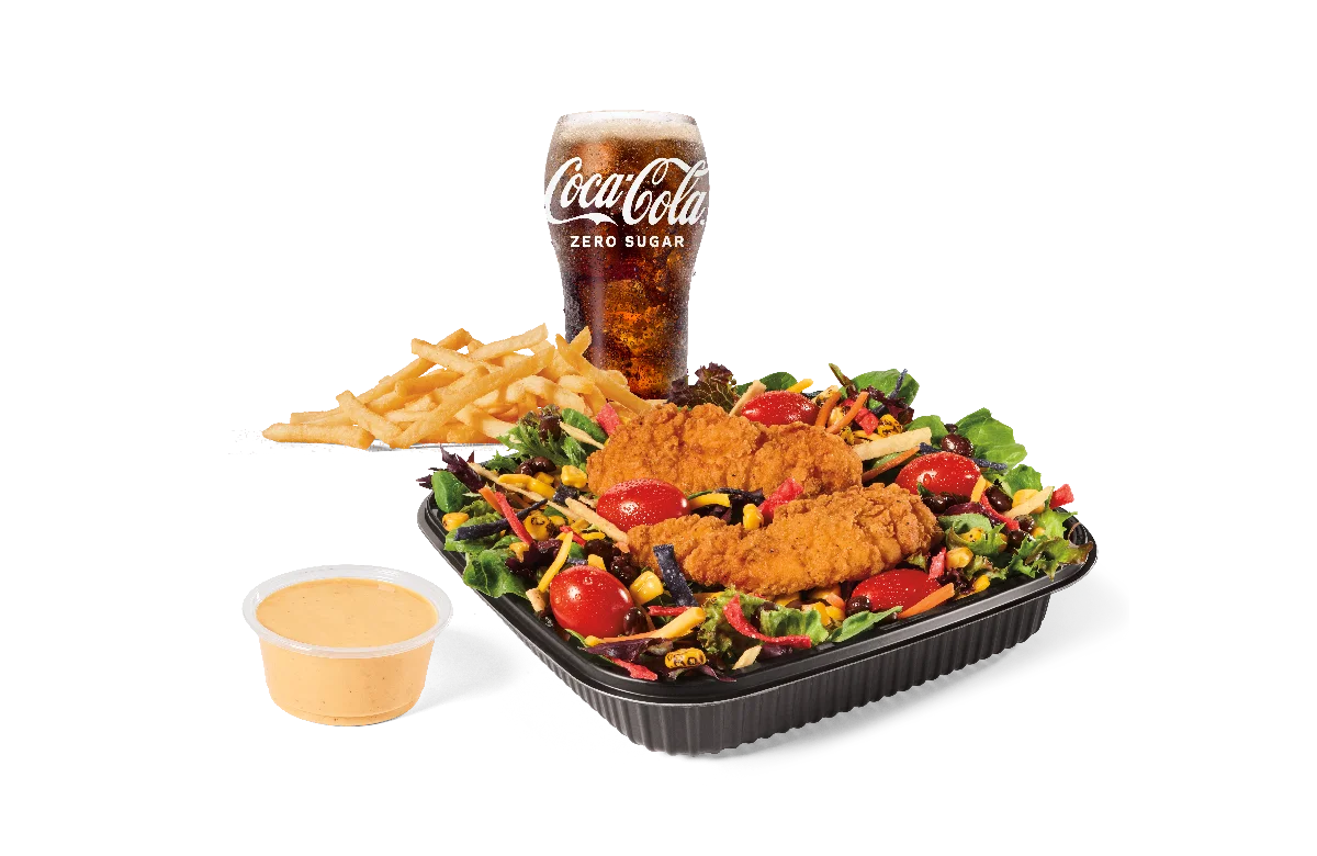 Southwest Salad Crispy Chicken Combo