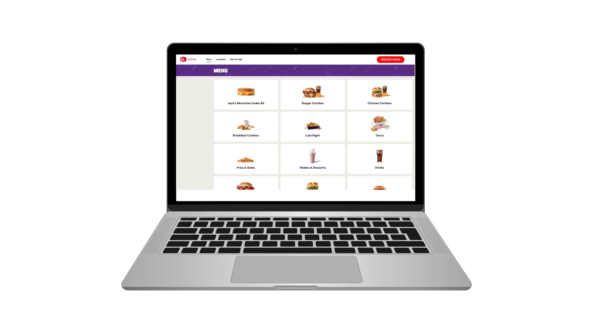 Order From the jack in the Box Website